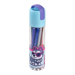 Фломастеры BrunoVisconti®
12 цветов KAWAII ANIMALS
пластиковая туба 
Арт. 32-0063