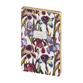 Ежедневник BrunoVisconti® недатированный
А5 (125 х 200 мм)
"FLORA.ИРИСЫ" 256 стр.
Арт. 3-743/15