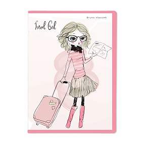 Тетрадь общая BrunoVisconti®
B5 (179x250 мм)
"TRAVEL GIRL" 60 л., в точку
Арт. 7-60-003/12