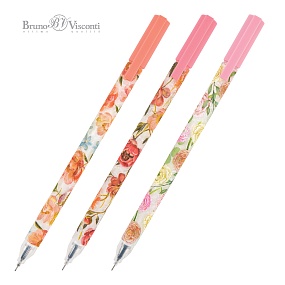 Ручка гелевая BrunoVisconti®
"UNIWRITE"
0.38 мм "FLORA.BLOOM FLOWERS" 
Арт. 20-0510