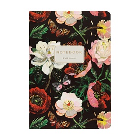 Тетрадь общая BrunoVisconti®
А5 (147 х 210 мм)
"ПИОНЫ" 40 л., клетка
Арт. 7-40-001/200