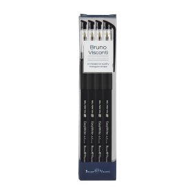НАБОР ИЗ 4-Х РУЧЕК  "EasyWrite.BLACK" ШАРИКОВЫХ 0.5 ММ, СИНЯЯ
Арт. 20-0051-4/1