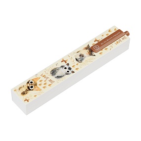 РУЧКА АВТОМАТ."DREAMBOX.LOVE ME.КОТИКИ.СЧАСТЬЕ" ШАРИКОВАЯ, 0.5 ММ, СИНЯЯ, В ПОДАРОЧНОМ ПЕНАЛЕ
Арт. 20-0445/05