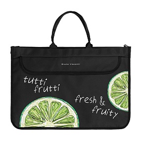 Сумка BrunoVisconti®
для доп.занятий черная 50х36 см
"FRESH & FRUITY. ЛАЙМ"
Арт. 16-005-02/02