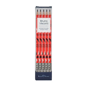 НАБОР ИЗ 5-И КАРАНДАШЕЙ ЧЕРНОГРАФИТОВЫХ "HappyGraphix. Романтическое путешествие. Лондон" НВ
Арт. 21-0030/51-5