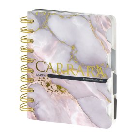 ЗАПИСНАЯ КНИЖКА "ART JOURNAL" А6,120 Л. НА ГРЕБНЕ, С РАЗДЕЛИТЕЛЯМИ "CARRARA"
Арт. 3-568/19