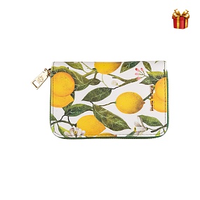 Кошелек BrunoVisconti®
 (14 х 2 х 9 см)
"FLORA.PARADISE.LEMONS"
Арт. 14-095/06