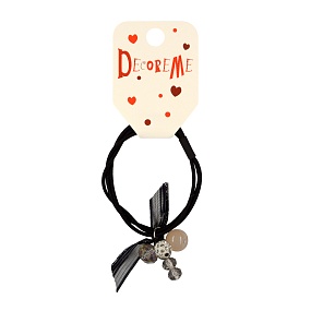 РЕЗИНКА ДЛЯ ВОЛОС 1 ШТ, 5 ЦВЕТОВ 
Арт. 2-712/294