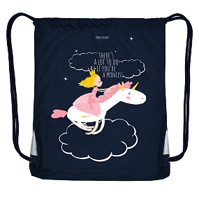 Мешок BrunoVisconti
для обуви синий 35 х 45 см 
"YOUNG PRINCESS.ЕДИНОРОГ" 
15-002-001/02