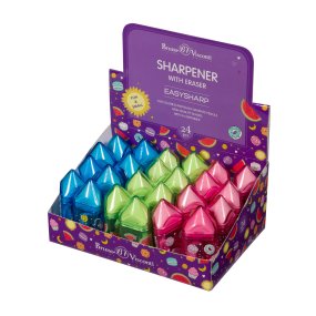 Точилка BrunoVisconti®
 (27 х 25 х 62 мм)
"EASYSHARP" розовый, синий, зеленый
Арт. 35-0007
цвет в ассортименте