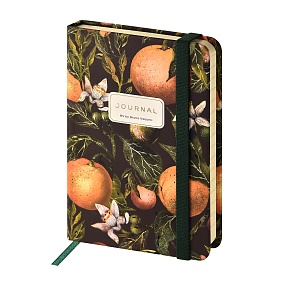 ЗАПИСНАЯ КНИЖКА "МЕГАПОЛИС ЖУРНАЛ" А6, 100 Л.  НА РЕЗИНКЕ "ФЛОРА.РАЙСКИЕ АПЕЛЬСИНЫ", ЛИНЕЙКА
Арт. 3-478/22