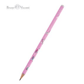 Карандаш BrunoVisconti
чернографитовый, НВ 
HappyGraphix «ЕДИНОРОГИ»
Арт. 21-0030/35