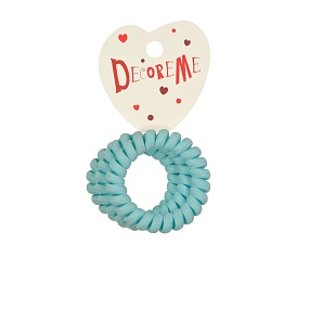 РЕЗИНКА ДЛЯ ВОЛОС СПИРАЛЬНАЯ В ТКАНЕВОЙ ОПЛЕТКЕ 3 ШТ 
Арт. 2-712/208