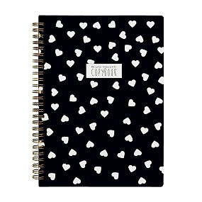 Тетрадь общая BrunoVisconti®
B5 (185 х 250 мм)
"BLACK&WHITE. СЕРДЕЧКИ" 60 л., клетка
Арт. 7-60-007/05