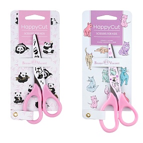 НОЖНИЦЫ ДЕТСКИЕ С ПРИНТОМ, "HAPPYCUT" 13.7 см.
Арт. 60-0033/02