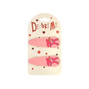 ЗАКОЛКА ДЛЯ ВОЛОС 5 СМ, 2 ШТ, 4 ЦВЕТА 
Арт. 2-719/94