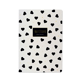 Тетрадь общая BrunoVisconti®
А5 (147 х 210 мм)
"BLACK&WHITE. СЕРДЕЧКИ" 40 л., клетка
Арт. 7-40-001/173