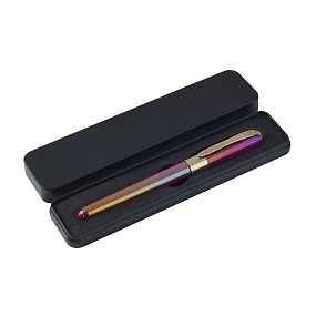 Ручка шариковая BrunoVisconti®
"MONACO" цвет корпуса пурпурный
0.5 мм, синий, в металическом черном  футляре
Арт. 20-0125/683