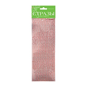 НАБОР САМОКЛЕЯЩИХСЯ СТРАЗ №5 "ОДНОТОННЫЕ", 3 ММ, 6 ЦВ.
Арт. 2-124/01