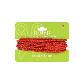 ШНУР ДЕКОРАТИВНЫЙ ИЗ ЭКОКОЖИ ПЛЕТЕНЫЙ КРУГЛЫЙ, Ø 3 ММ, 2 М, КРАСНЫЙ
Арт. 2-154/66
