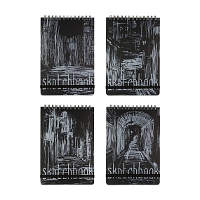 SKETCHBOOK BrunoVisconti®
180х260  мм, 80 л.
Черный 110 г, на гребне
Арт. 1-504/03
обложка в ассортименте