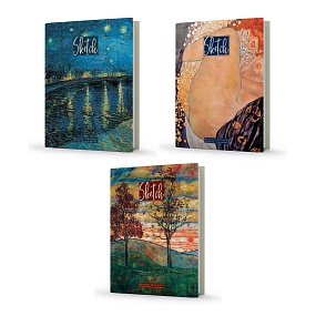 SKETCHBOOK BrunoVisconti®
184х257  мм, 120 л.
Бежевый 110 г, Декоративная нить
Арт. 1-514
обложка в ассортименте