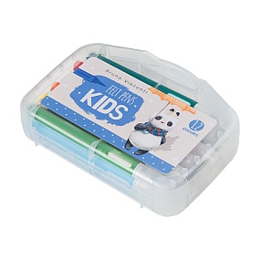 Фломастеры - кисточки BrunoVisconti
12 цветов, 2 вида
пластиковый пенал
KIDSCOLOR  
Арт. 32-0046
