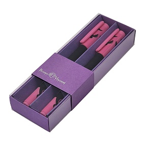 НАБОР ИЗ 2-Х РУЧЕК "FunWrite. Взгляд зверя. Черная сова" ШАРИКОВАЯ 0.5 ММ, СИНЯЯ (сиреневый футляр)
Арт. 20-0212/4646