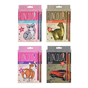 Карандаши BrunoVisconti®
цветные, 36 цветов 
FunColor
(пластиковый корпус)
Арт. 30-0083
упаковка в ассортименте