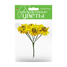 ДЕКОРАТИВНЫЕ ЦВЕТЫ, В СВЯЗКЕ ( 4 ВИДА ), НАБОР №2
Арт. 2-558/02
