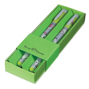 НАБОР ИЗ 2-Х РУЧЕК "HappyWrite. KAWAII ANIMALS.Зайчик"ШАРИКОВАЯ 0.5 ММ, СИНЯЯ (салатовый футляр)
Арт. 20-0215/5959