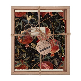 НАБОР ПОДАРОЧНЫЙ "BLOOM FLOWERS. Гранат" (ДВЕ ТЕТРАДИ И РУЧКА)
Арт. 7-48-1277-2/2