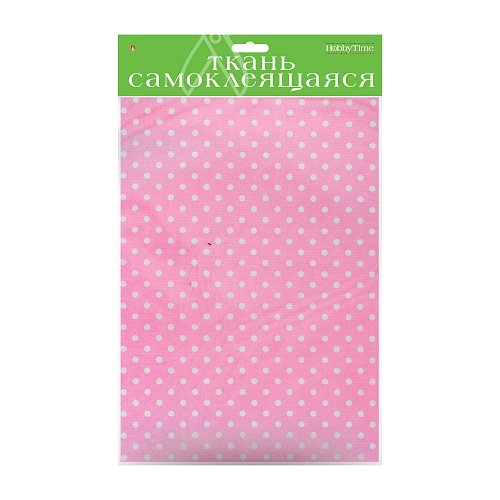 ТКАНЬ САМОКЛЕЯЩАЯСЯ, А4, 2 ЛИСТА, "ГОРОШЕК КРУПНЫЙ", 4 ВИДА
Арт. 2-260/02: фото #1