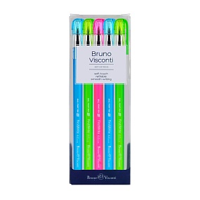 НАБОР ИЗ 5-ТИ РУЧЕК "FirstWrite.CREATIVE" ШАРИКОВЫХ 0.5 ММ, СИНЯЯ 
Арт. 20-0238-5