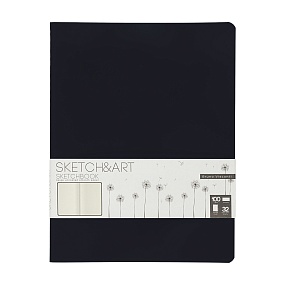 Sketchbook BrunoVisconti® черный
178х230  мм, 32  л., 100 г/кв.м, бежевая бумага
гибкая обложка
"Sketch&Art"
Арт. 1-601/01