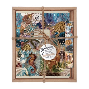 Набор подарочный "FAUNA.Фантазия. Кораллы" (две тетради и ручка в тубе)
Арт. 7-48-1365-3/2