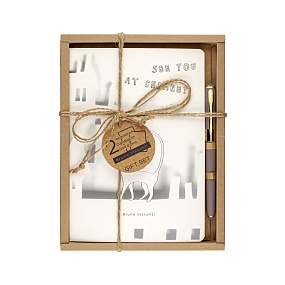 НАБОР ПОДАРОЧНЫЙ "КОТ В ГОРОДЕ" (ДВЕ ТЕТРАДИ BV И РУЧКА)
Арт. 7-40-001/22-3