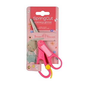 НОЖНИЦЫ ДЕТСКИЕ "SPRINGCUTKIDS" 13.5 см. (с возвратным механизмом и окошком для подписи)
Арт. 60-0019/01