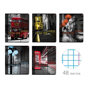 Тетрадь общая Альт®
А5 (165 х 203 мм)
"ГОРОДА. КОНТРАСТЫ NEW" 48 л., клетка
Арт. 7-48-182
обложка в ассортименте