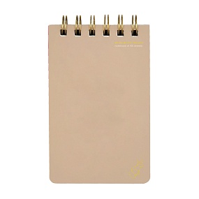 БЛОКНОТ НА ГРЕБНЕ «CUTE JOURNAL» A6-, BV, 100 Л. "TOTAL BEIGE" ЛИНЕЙКА
Арт. 3-100-005/17