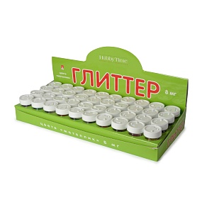 ГЛИТТЕР ДЛЯ ДЕКОРА, С ДОЗАТОРОМ, 8 Г (10 ЦВЕТОВ ), ЦВЕТОВАЯ ГАММА №1
Арт. 2-306/01