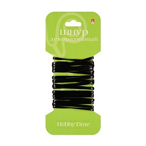 ШНУР ДЕКОРАТИВНЫЙ ИЗ ЭКОКОЖИ ПЛОСКИЙ, 3 ММ, 2 М, ЧЕРНЫЙ
Арт. 2-154/55