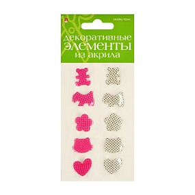 ДЕКОРАТИВНЫЕ ЭЛЕМЕНТЫ ИЗ АКРИЛА НАБОР №19 "ФИГУРКИ МИКС 2"
Арт. 2-336/19