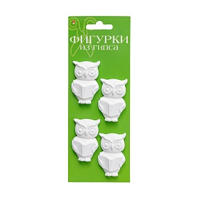 ФИГУРКИ ИЗ ГИПСА "СКАЗОЧНЫЕ СОВЫ-1" 
Арт. 2-552/03