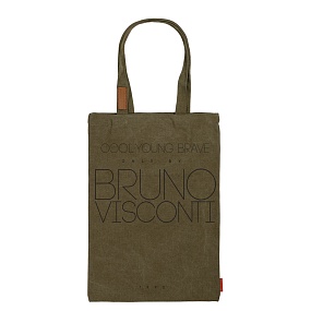 СУМКА-ШОППЕР С КАРМАНОМ, ЦВЕТ ХАКИ "BV" 35x47 cm
Арт. 16-002-03/01