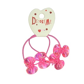 РЕЗИНКА ДЛЯ ВОЛОС "РАДУЖНЫЕ БАНТИКИ" 2 ШТ, 5 ЦВЕТОВ 
Арт. 2-713/19