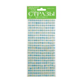 НАБОР САМОКЛЕЯЩИХСЯ СТРАЗ №62, "СВЕРКАЮЩИЕ", 6 ММ, 8 ЦВ.
Арт. 2-148/02