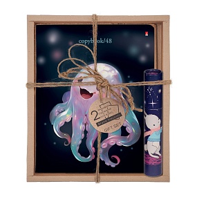 Набор подарочный "OCTOPUS PARTY. Amazement" (две тетради и ручка в тубе)
Арт. 7-48-1297-3/1