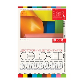 Набор цветного картона BrunoVisconti®
А4, 10 листов, 10 цветов , 190 г/кв.м, мелованный картон
BRIGHT COLORS
Арт. 11-410-342