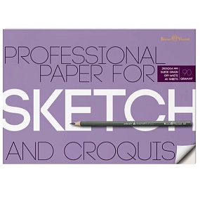 Альбом BrunoVisconti
для набросков
А4 (283х204 мм), 40 л., склейка, 1 вид
Арт. 1-40-034